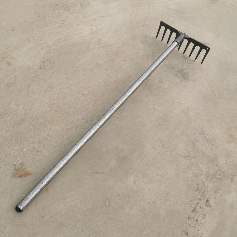 全钢刮锄建筑水泥耙工地平灰拌沙混凝土耙子刮板灰扒子刮粪晒粮食40