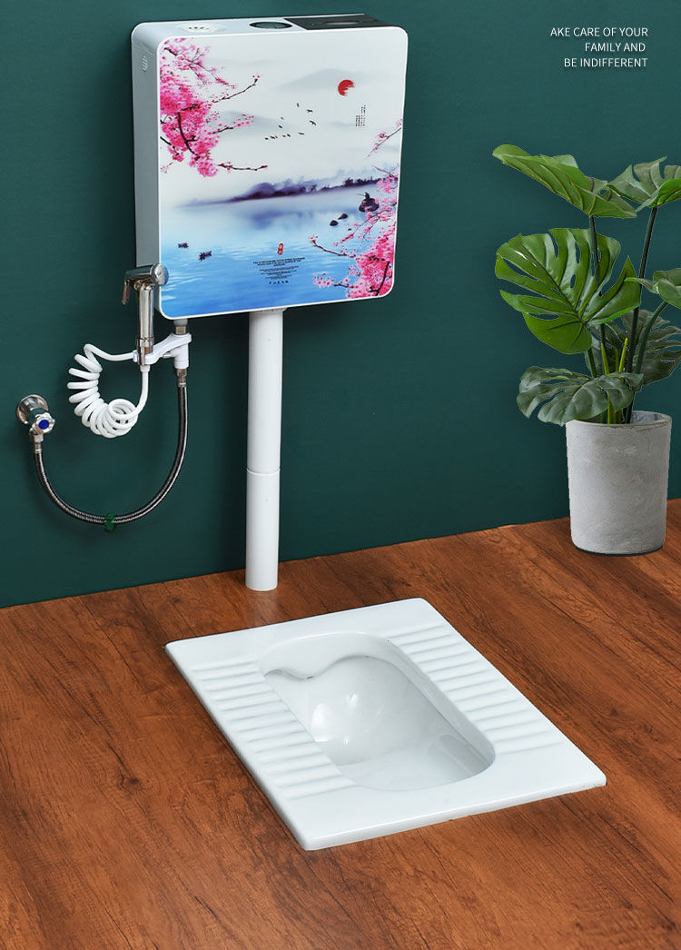 春季必备蹲便器套装家用陶瓷蹲便器带水箱整套装蹲坑蹲