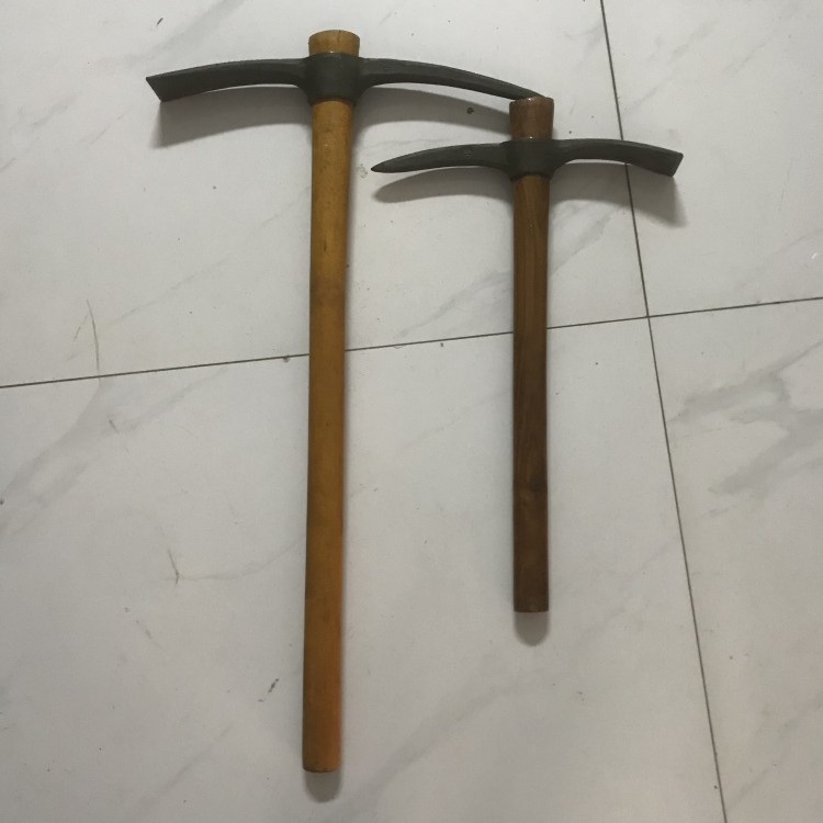 十字镐经典老库存年工兵镐户外装备大小十字镐尖镐铲子亿程桔色