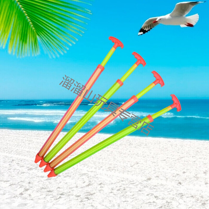 定制夏季儿童玩具水枪抽拉水枪大号双管卡通水漂流塑料抽拉水枪 普通