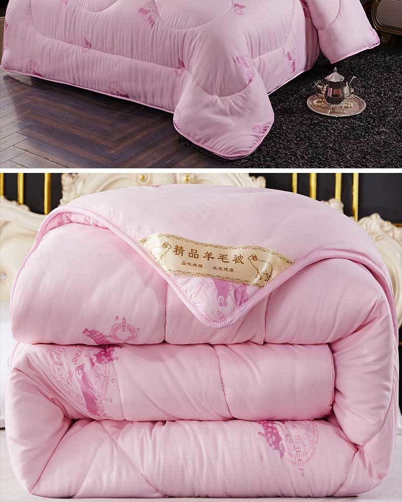 8斤10斤羊毛被子冬被加厚保暖被芯15米1822324玉色1520米6斤