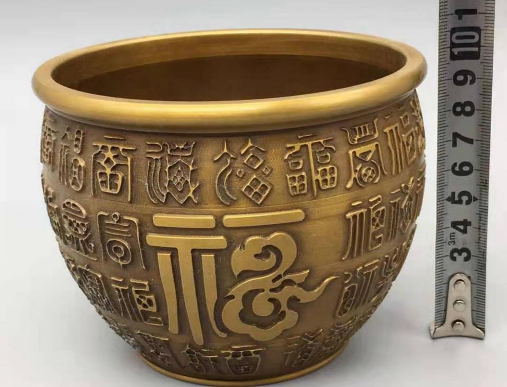 一款小号进宝福字缸  实木底座【图片 价格 品牌 报价】