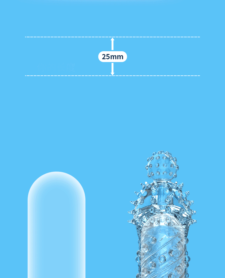 姬欲颗粒狼牙套螺纹大颗粒锁精环避孕套刺套安全套sm情趣用品用品夫妻