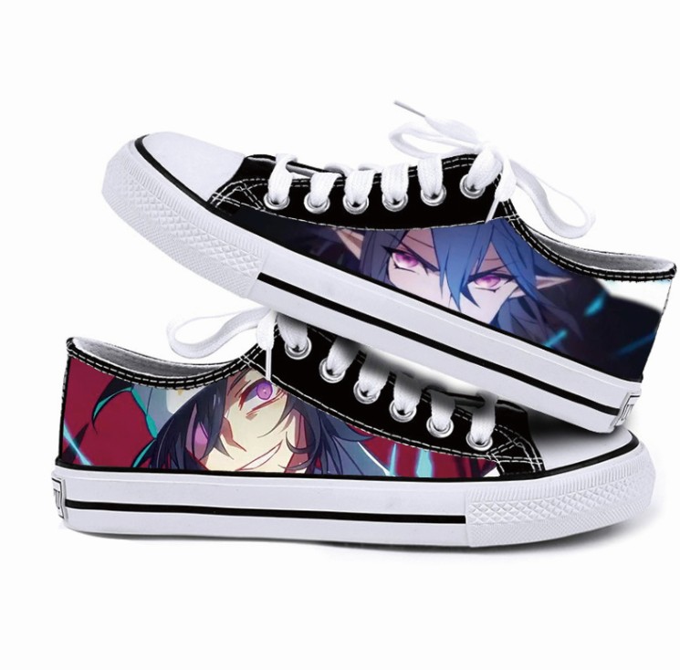 凹凸世界低帮帆布鞋雷狮安迷修金动漫周边韩版鞋学生休闲鞋子837