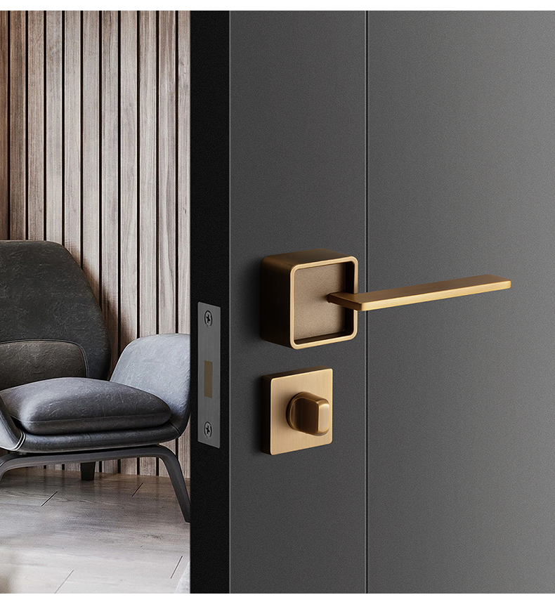 小米mi生态米家通用隐形门锁暗藏锁卧室单面锁背景墙储物间门锁衣帽间