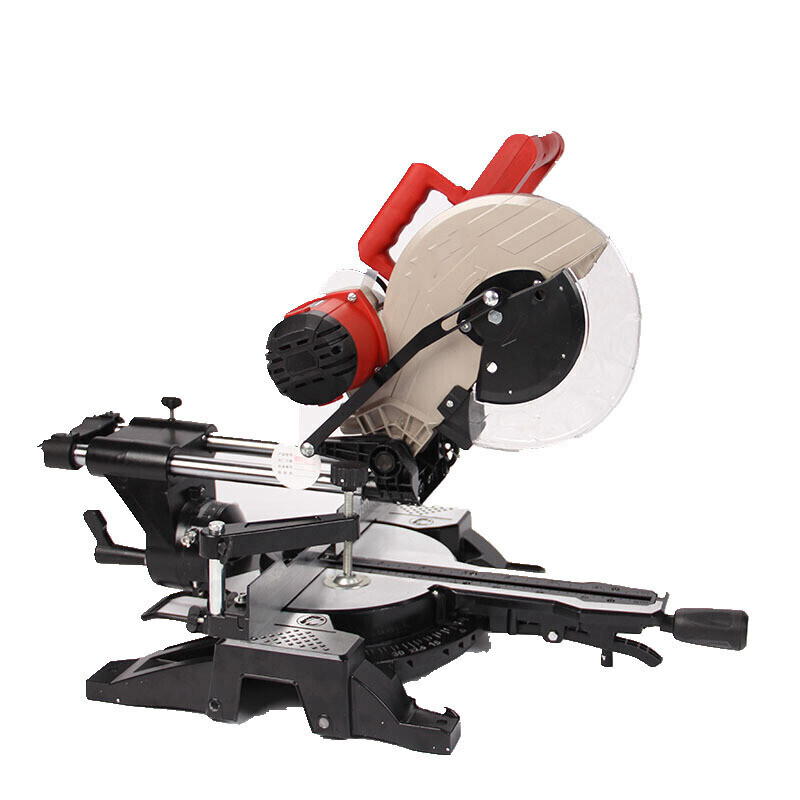 皮带式拉杆推拉式铝合金切割机介铝机木材锯铝机10寸12寸 12寸 切铝