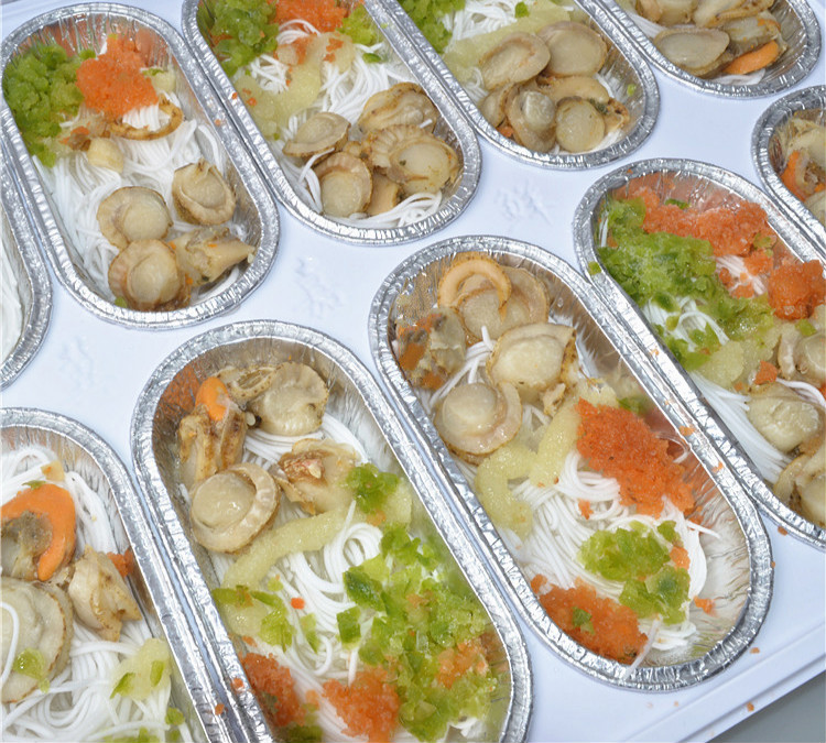 蒜蓉粉丝扇贝620克10枚装锡纸托盘蒜蓉粉丝扇贝肉烧烤食材