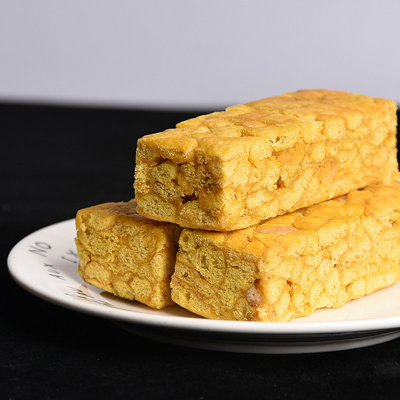 贵州特产食荞人家苦荞酥粗粮苦荞沙琪玛软糯 零食糕点称重 220g*2袋