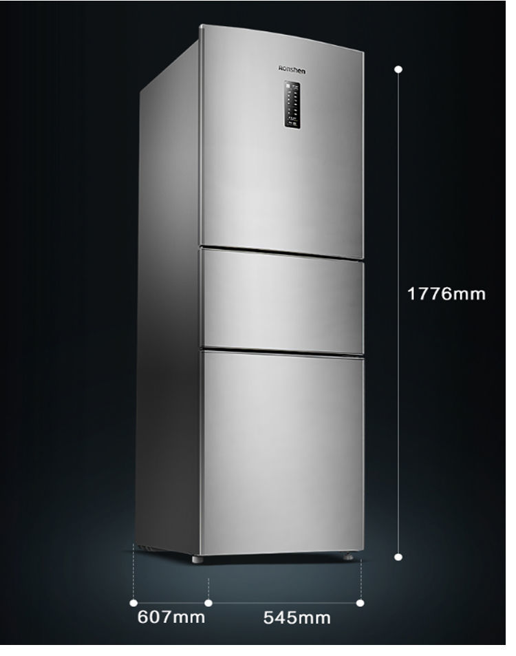 ronshen容声bcd252wd11npa172253升家用一级风冷变频冰箱奥克斯bcd252