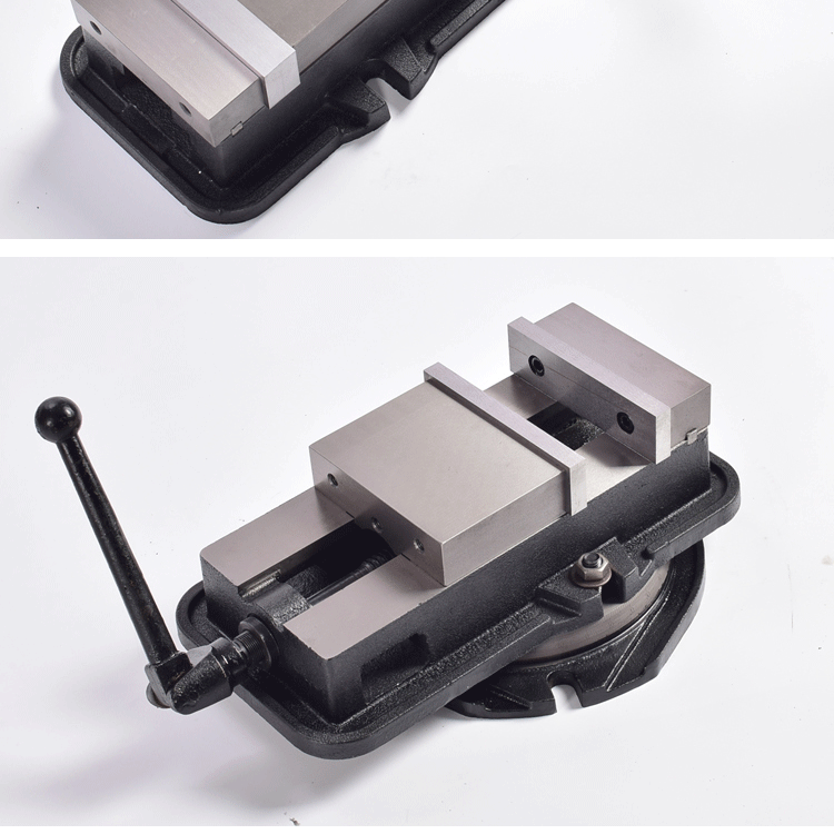 精密机用虎钳重型角固式铣床用平口钳 4寸无底开口100mm