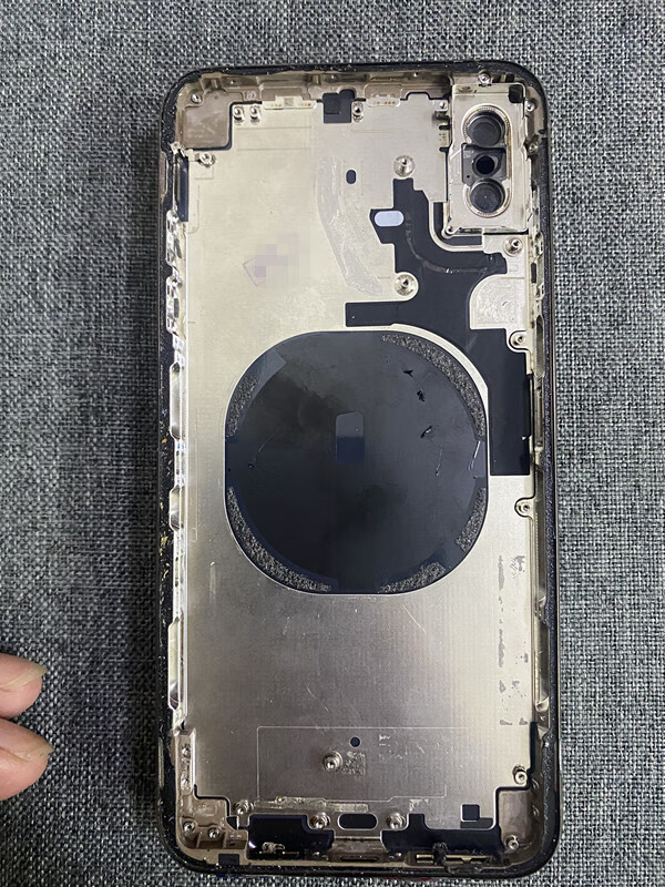 苹果xr外壳se2原装拆机后盖xsmax中框玻璃后盖x后盖总成xr中框玻璃99
