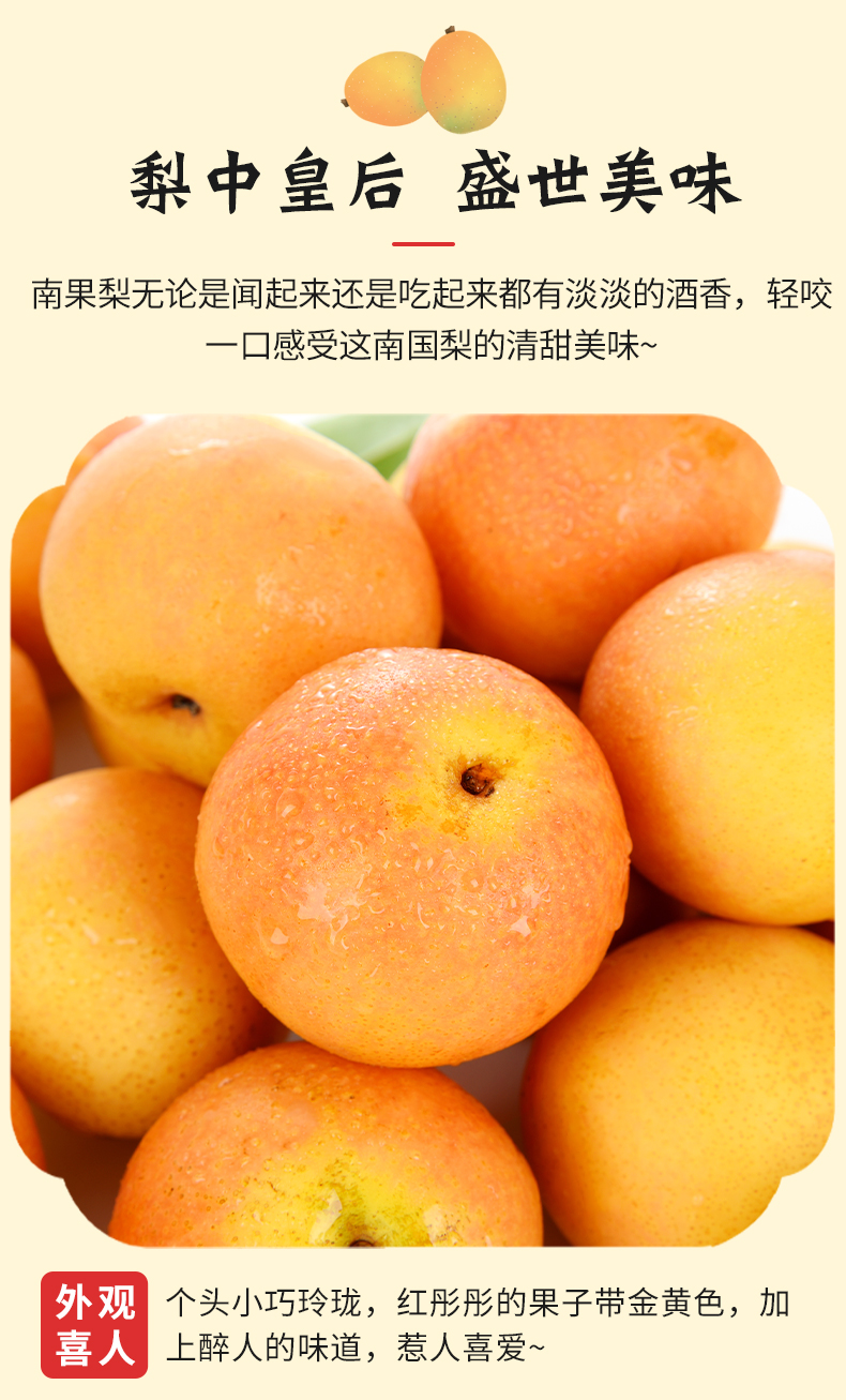 鞍山南果梨新鲜应当季水果香水梨9斤东北辽宁特产整箱10梨子5斤特大果