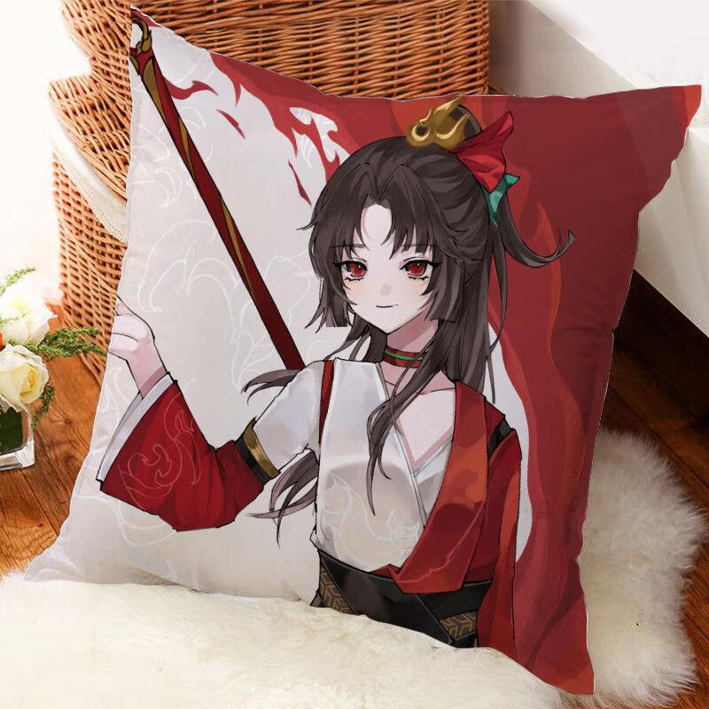 王者周边抱枕荣耀新皮肤云缨同人来图定制男女生礼物床靠枕头 云缨-13