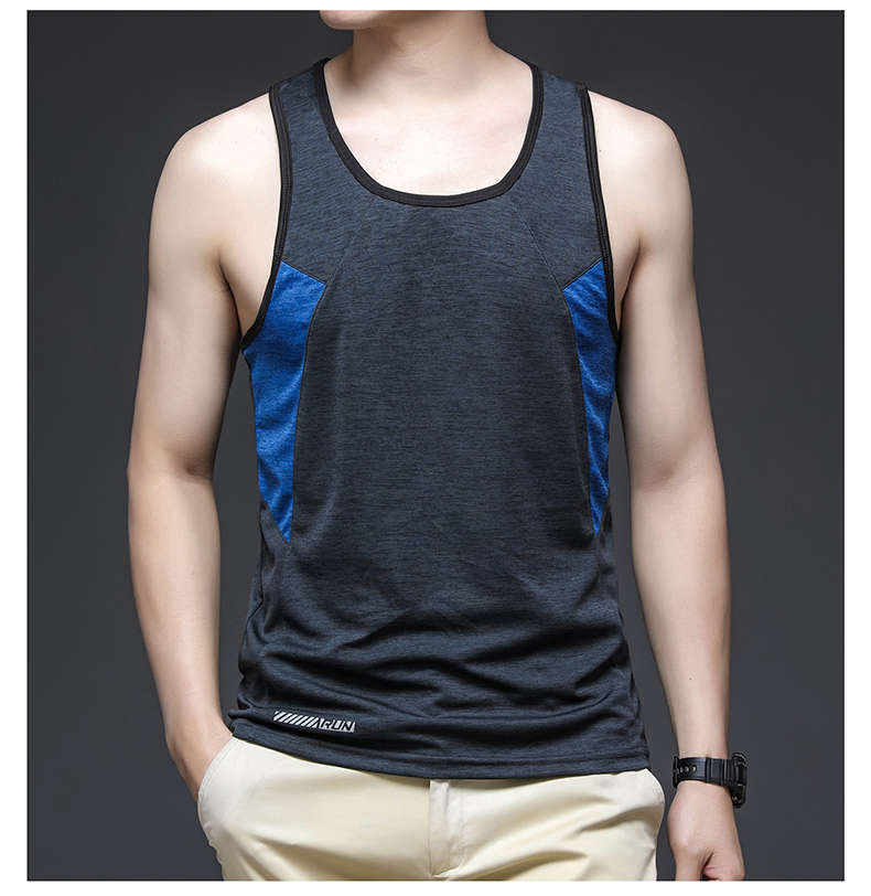 富贵鸟背心马甲男士舒适潮牌夏速干透气健身上衣无袖日常冰丝背心坎肩