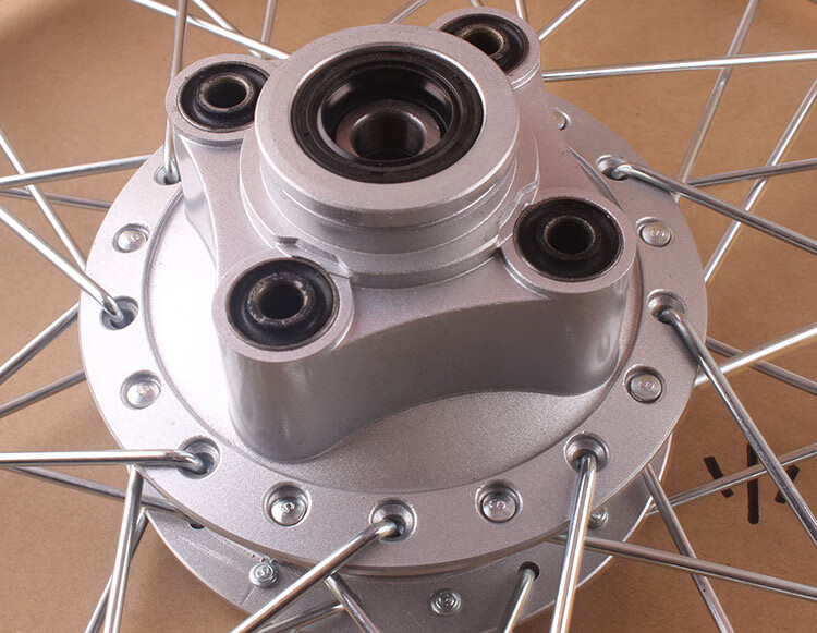 125本田男装摩托车后轮钢圈总成适用cg珠江zj幸福珠峰豪江毂网轮后