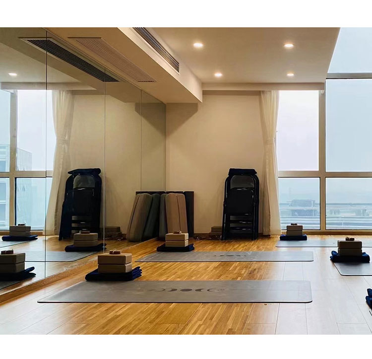 60全身落地镜带轮子舞蹈室贴墙镜子舞蹈镜家用超大跳舞瑜伽镜教室