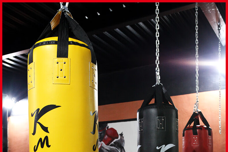 九日山旗舰同款拳击沙袋散打立式吊式吊挂式沙包拳击悬挂式实心大人