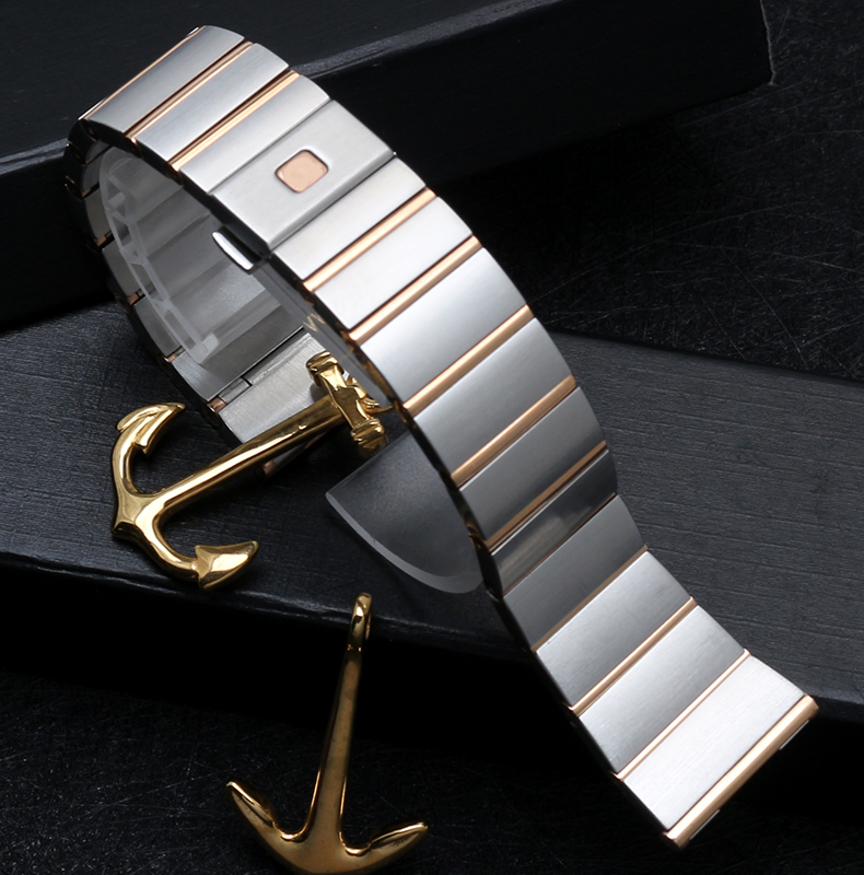 【官方旗舰】适用于欧米茄星座原装表带钢带精钢表链 omega双鹰欧米伽