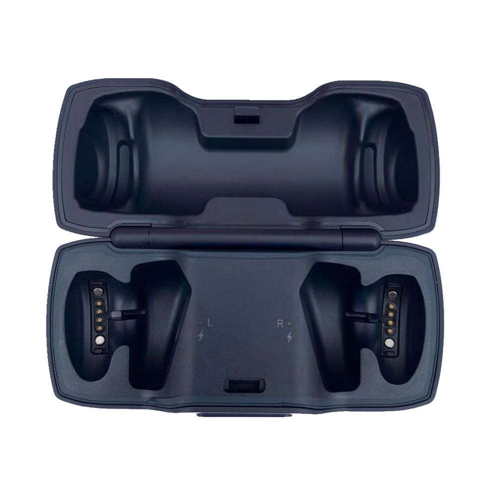 bose原装正soundsportfree无线蓝牙运动耳机充电仓便携式盒配件黑色