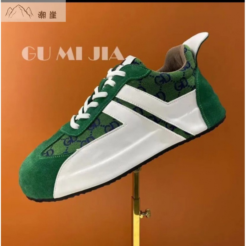 潮崖古米茄男鞋运动鞋秋季新款包子鞋a2110曲棠精选黑43