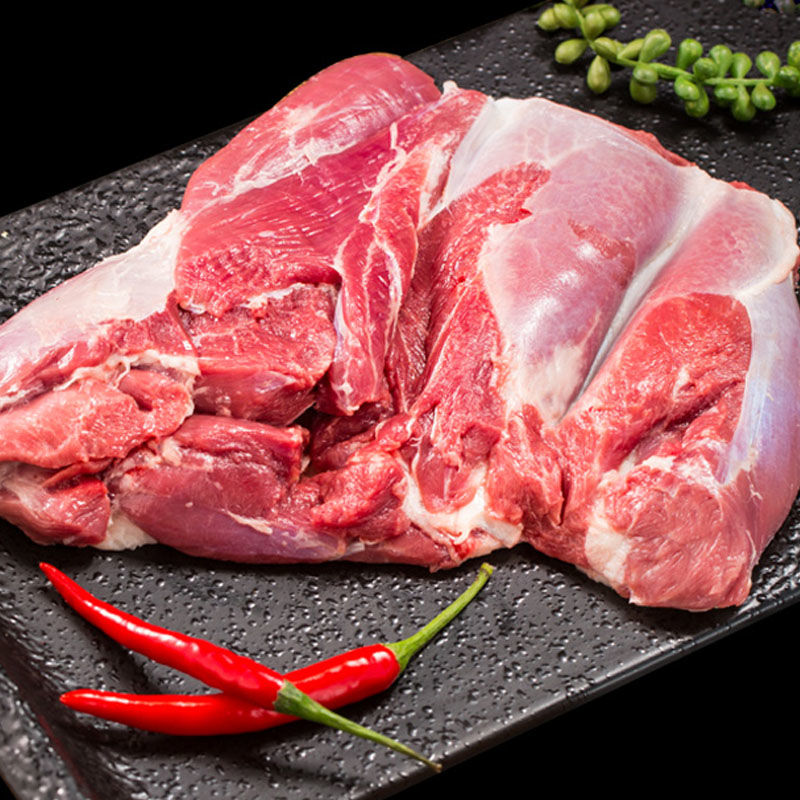 (辉露生鲜)新鲜去骨羊腿内蒙古草原散养现杀羔羊调理烧烤食材烤羊腿