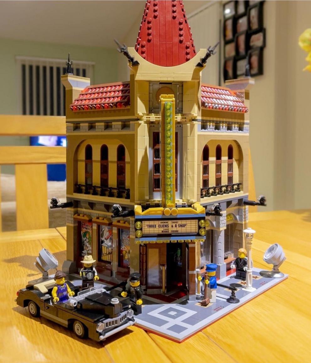 乐高(lego)乐高积木街景系列咖啡厅巴黎餐厅酒店集会广场拼装插模型