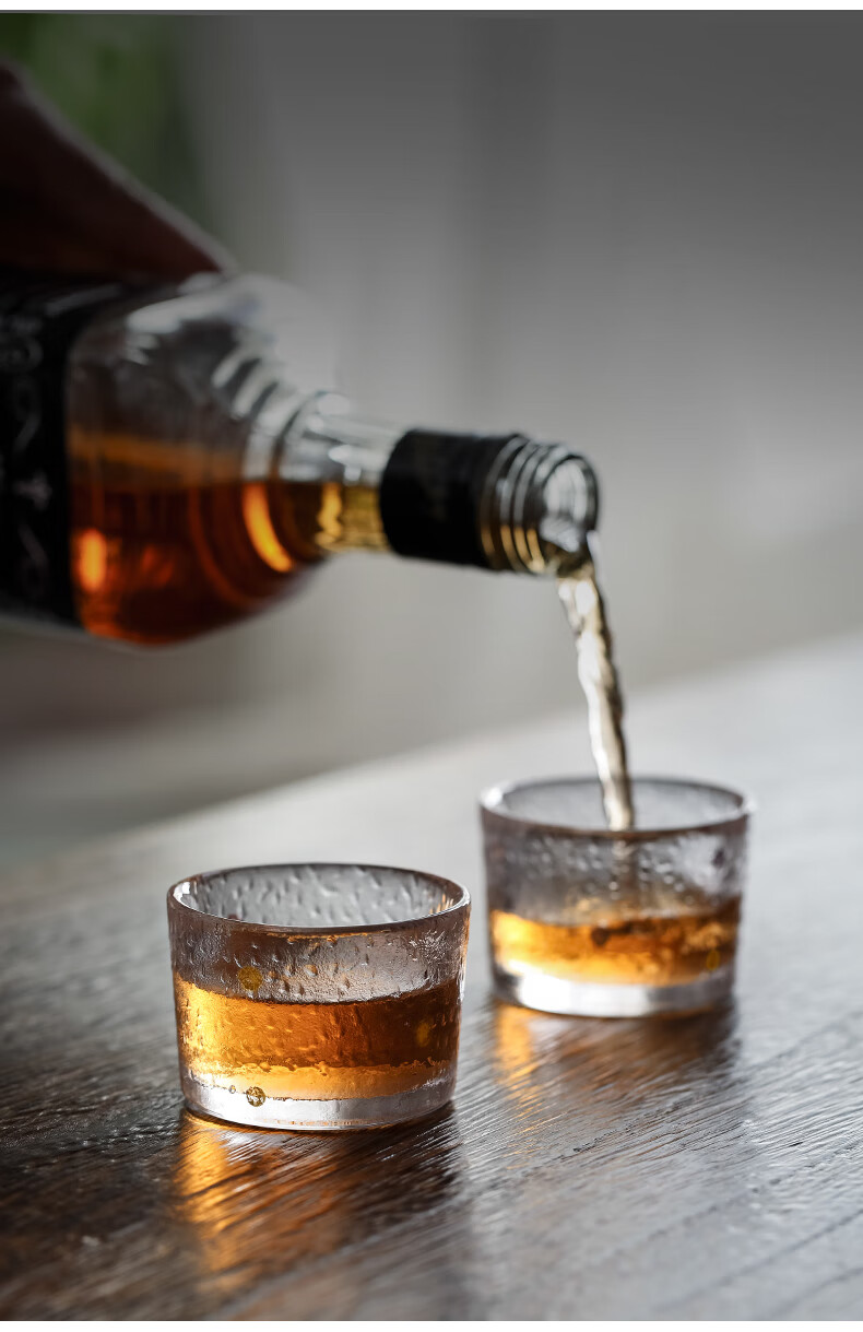 一口杯一两白酒杯50ml小号烈酒杯日本清酒杯品酒杯6650晨露杯50ml