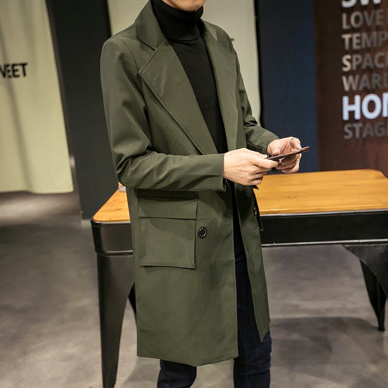 唐人街探案同款风衣唐人街探案同款风衣刘昊然同款中长款外套秦风春秋