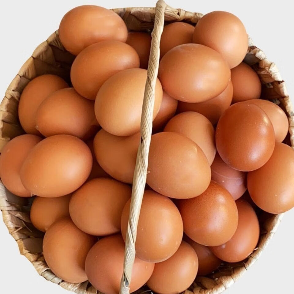 现捡现发农家正宗红皮鸡蛋红壳鲜鸡蛋洋鸡蛋天然40个鸡蛋2400克净重