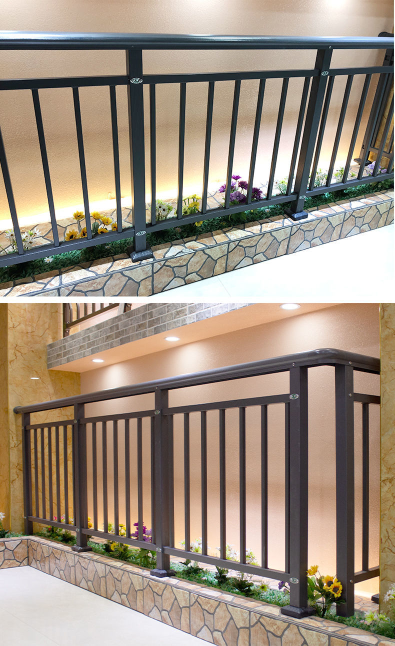 锌钢阳台护栏铁艺露台围栏室内户外楼梯扶手家用不锈钢铝合金栏杆定制