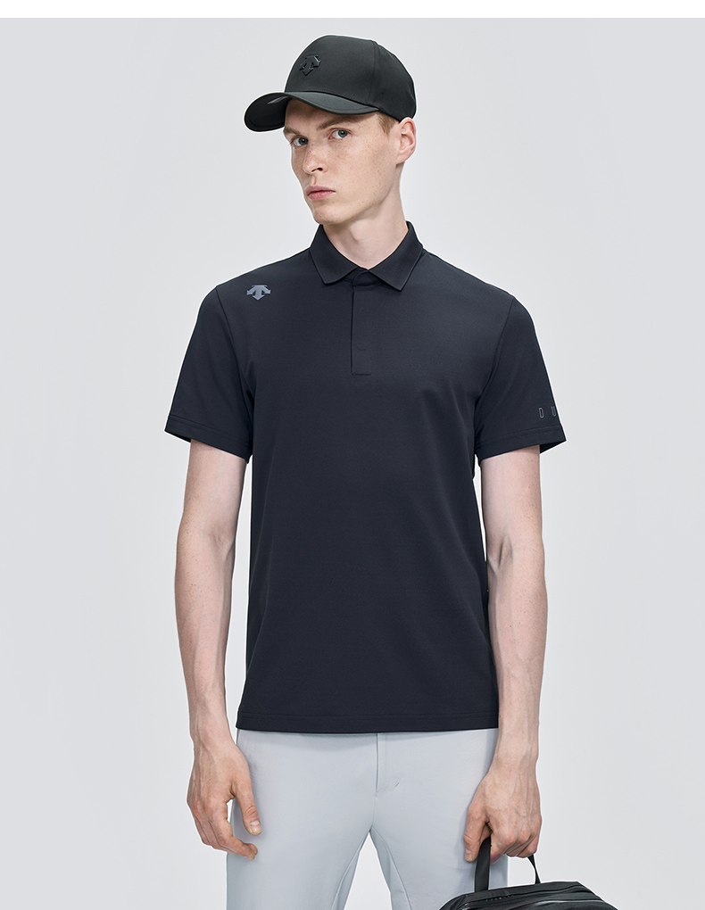 descente迪桑特dualis男子运动短袖polo衫d1331dps35白色wtl17596a