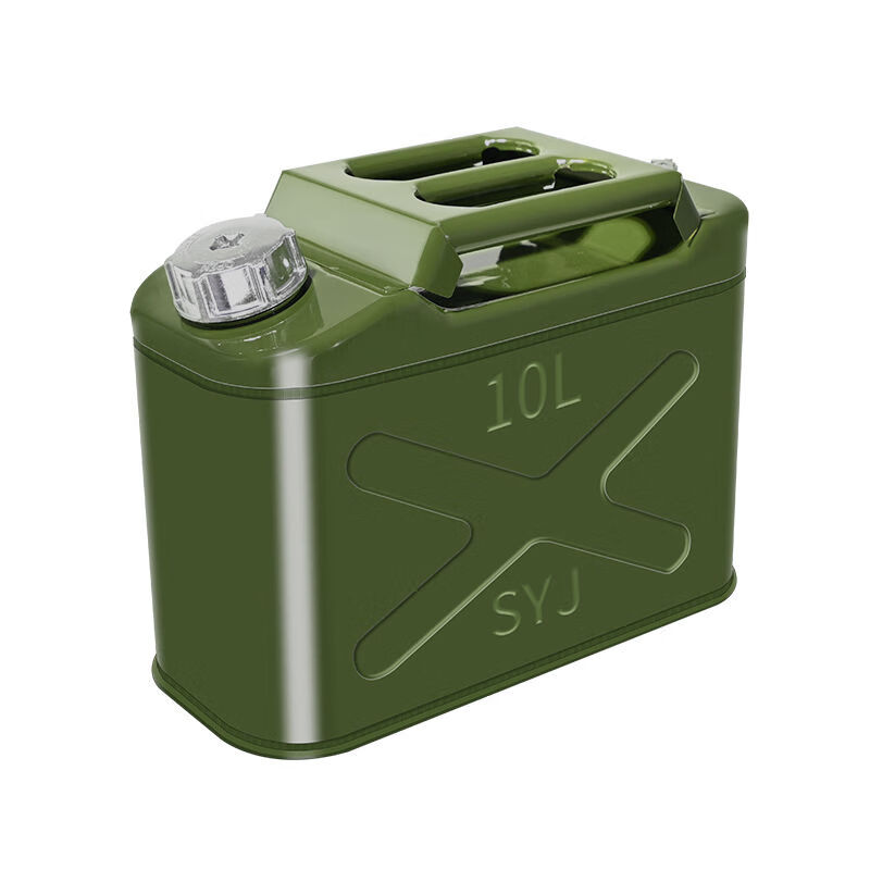 加厚铁油桶汽油桶10升30升20升5l加油桶柴油壶铁桶汽车备用油桶 加厚