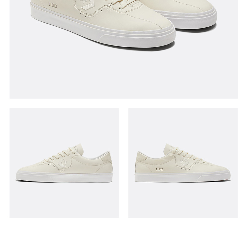 【全新未拆封】converse匡威 louie lopez pro复古低帮牛皮革滑板鞋