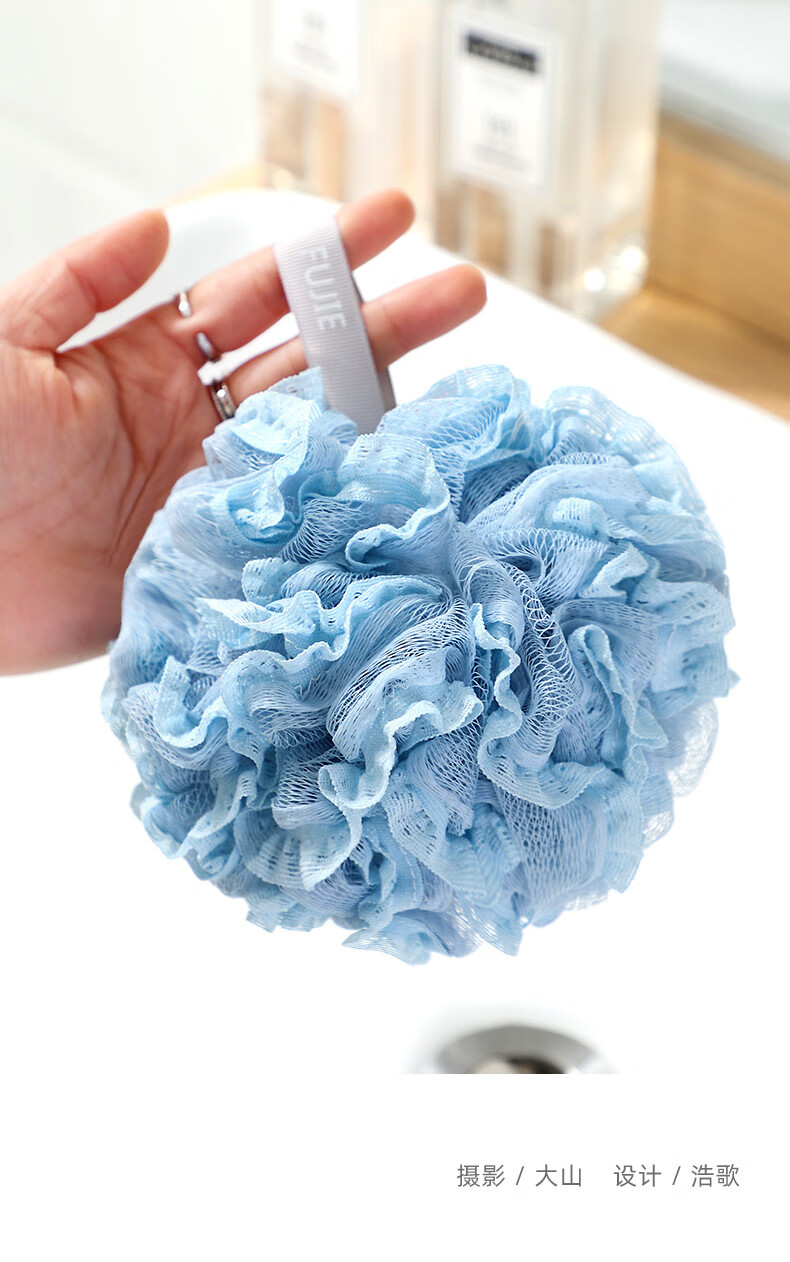 浴花球大号洗澡沐浴球不散浴花球可爱搓澡搓背起泡洗浴用品沐浴花洗澡