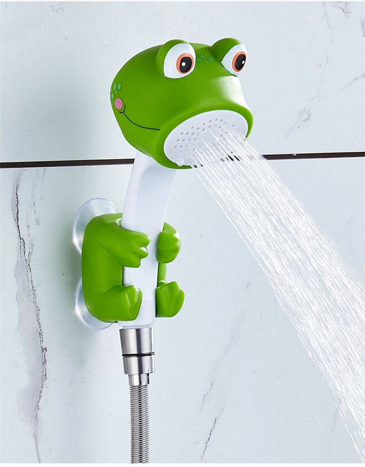 儿童洗澡神器花洒淋浴套装宝宝洗头洗澡卡通小孩手持喷头婴幼儿小青蛙
