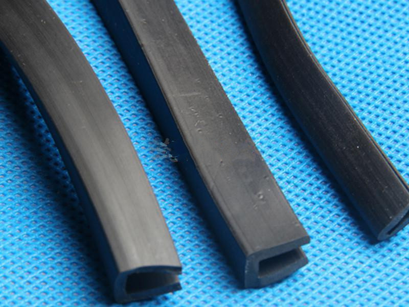 橡胶包边条u型橡胶条橡胶防撞条橡胶条玻璃嵌条密封条包边条平角卡槽