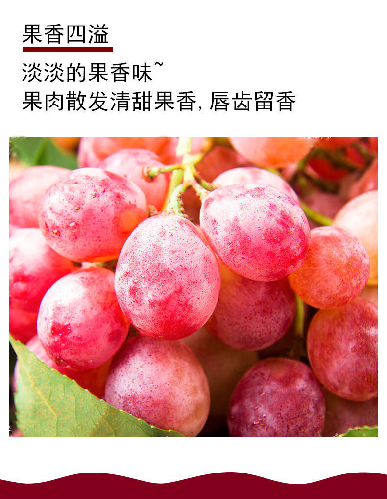 顺丰5斤新疆无籽红提克伦生葡萄新鲜水果超甜马奶红提子2斤出口级超90