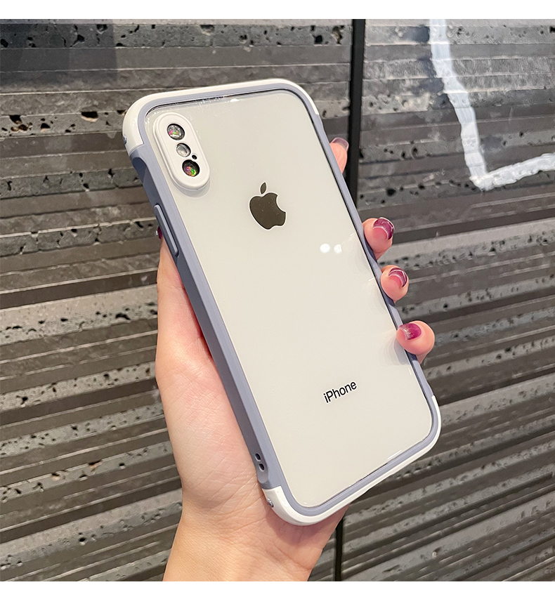 斯塔迪 苹果x手机壳男款透明苹果xr防摔镜头全包iphonex女新款情侣