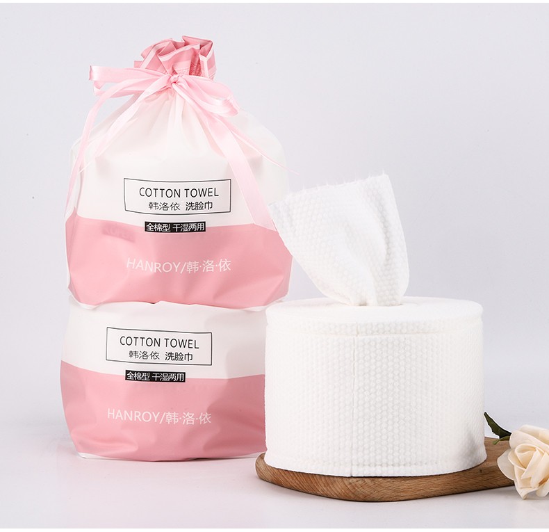 韩洛依大卷美容巾加厚一次性女洁面巾擦脸棉柔巾纯棉洗脸巾美容院卸妆