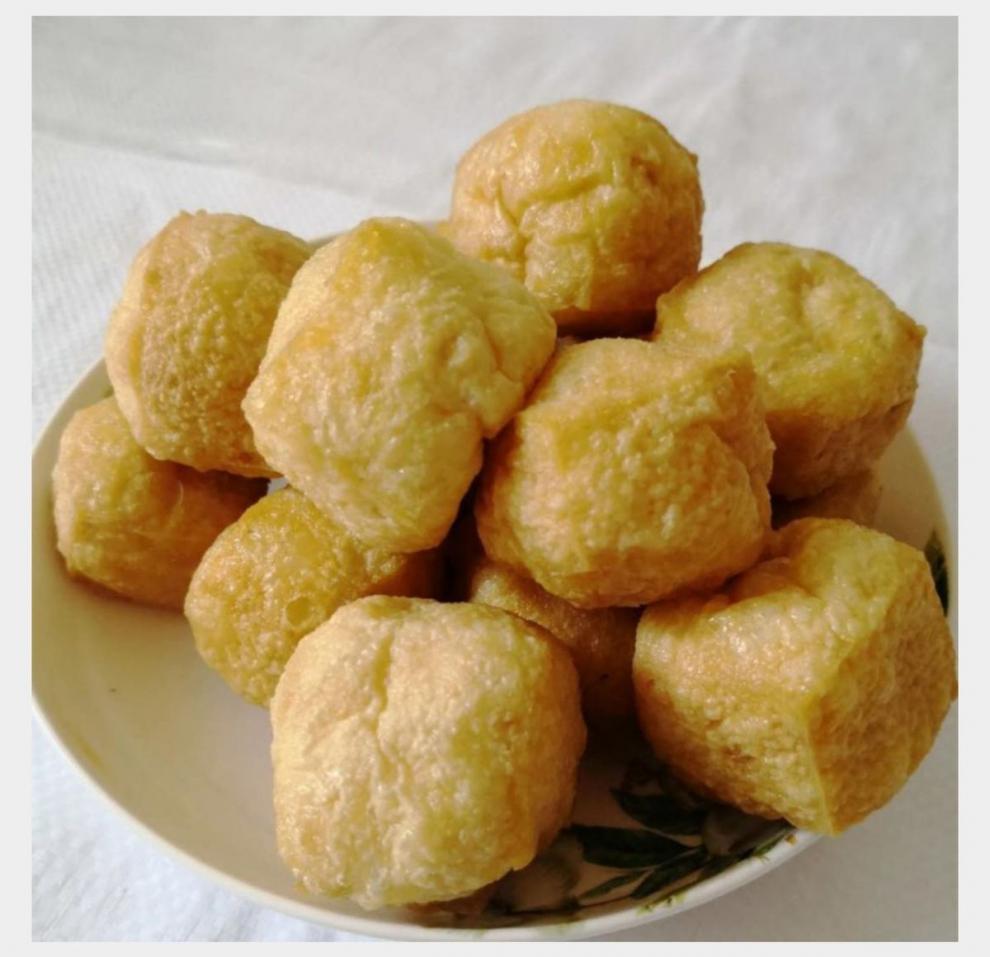 空心油豆腐泡空心油炸豆腐豆泡可酿肉火永州宁远特产 一斤家庭装