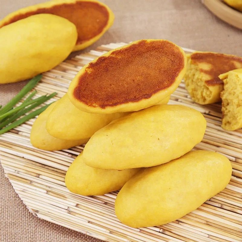 玉米锅贴手工面食大饼子窝窝头苞米饼子杂粮粗粮馍馒头早餐现做现发长