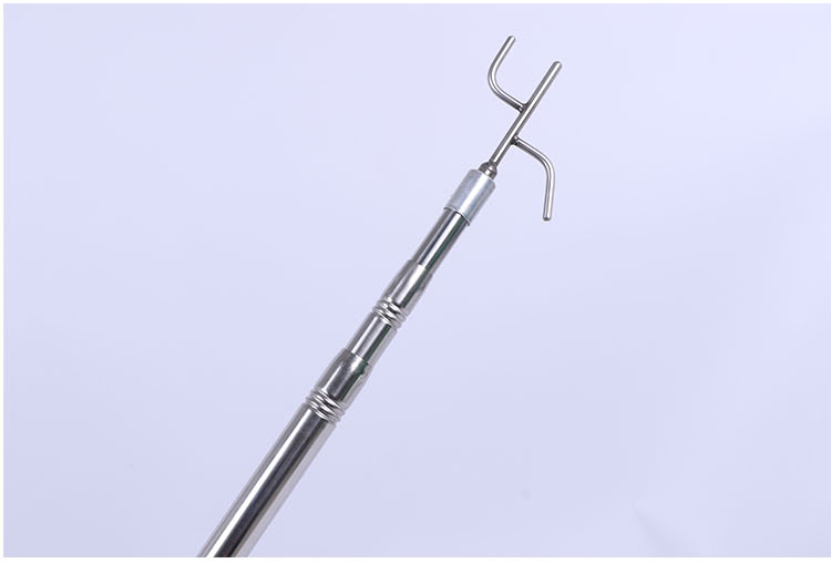 黎秋科多功能挑杆挑线挂杆伸缩挑衣杆钩衣杆子户外高空挑线杆挂衣杆25