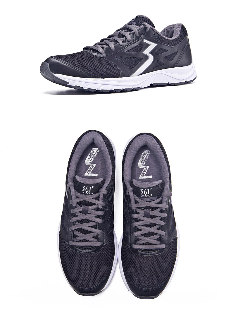 361跑步鞋女秋季透气轻便运动鞋女夏季中考体育专用减震跑鞋 灰色