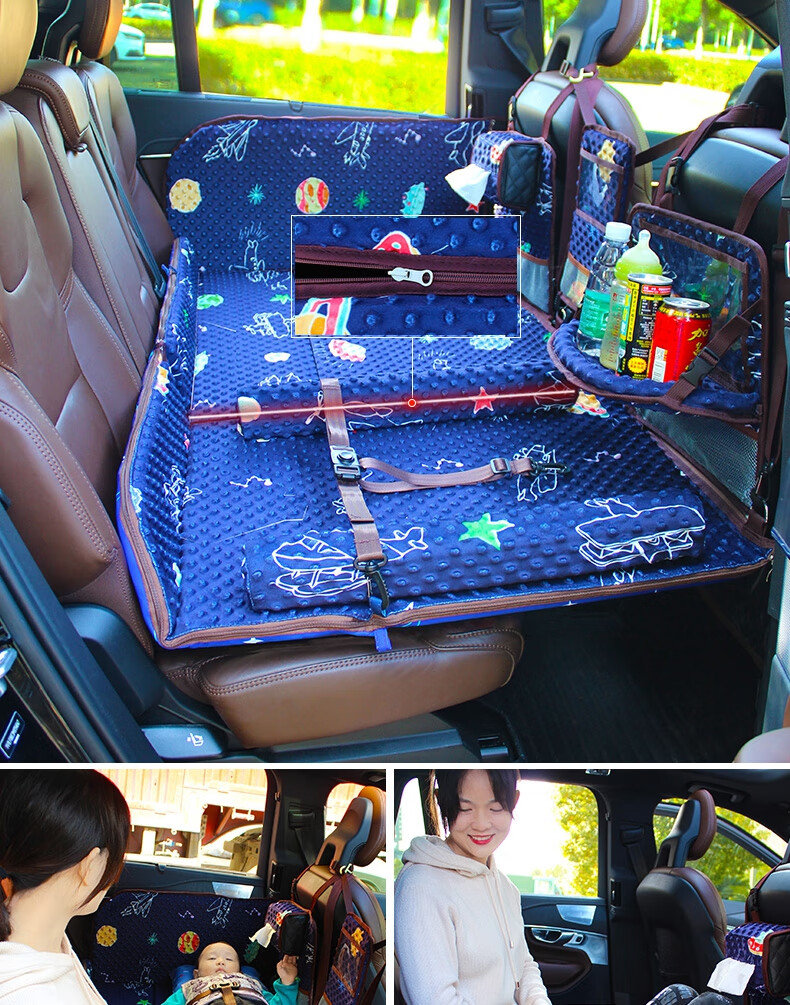 车载床垫后排轿车车后座车上折叠床车内旅行床垫汽车睡觉垫子单面小