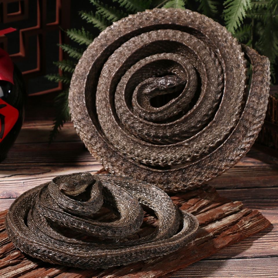 问善【精选】中药材乌梢蛇干 四川乌梢蛇干精选整条无断乌蛇干蛇泡酒