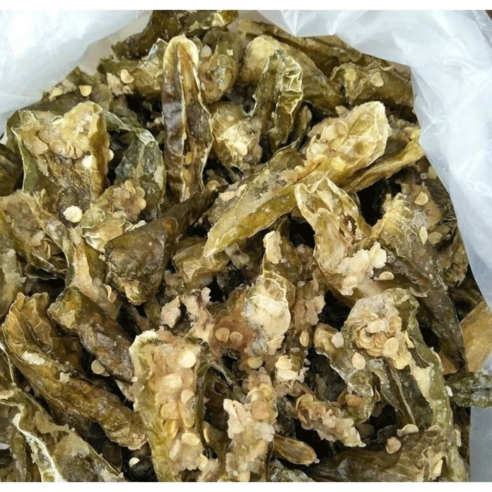 江西遂川特产赣南客家自制农家土辣椒米粉辣椒干下酒菜油炸辣椒干 没