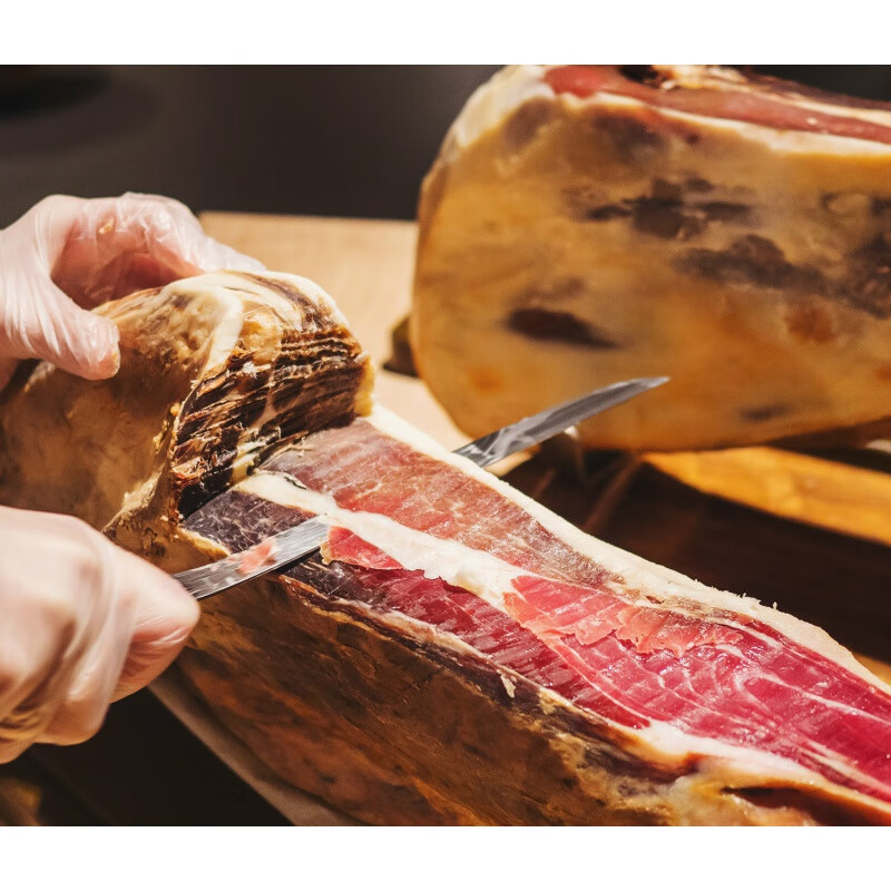 西班牙火腿切片100gisu伊比利亚黑猪发酵生吃生食风干火腿片即食