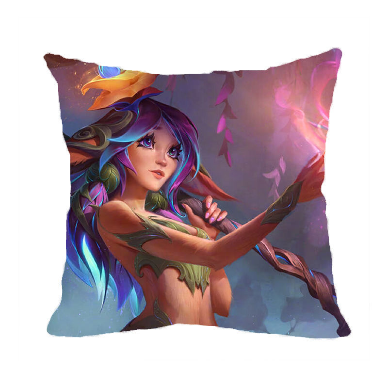 金克丝抱枕 lol英雄联盟可拆洗抱枕 阿狸提莫小鱼人二次元游戏动漫