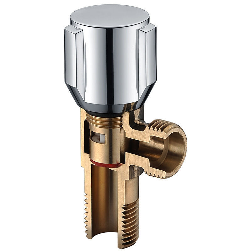 王角阀全铜加厚冷热水加长三角阀通用马桶热水器进水阀止水阀200克厚