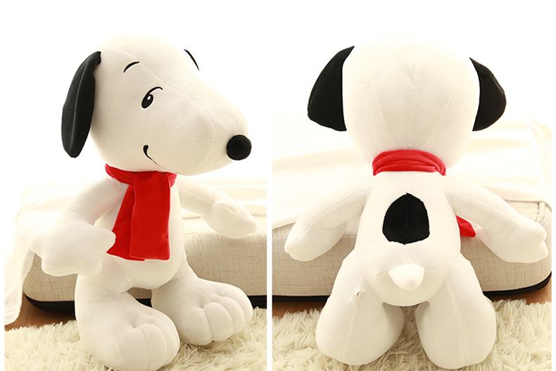 史努比snoopy公仔高档棉围巾狗毛绒玩具帽子狗布娃娃可爱狗狗玩偶陪玩